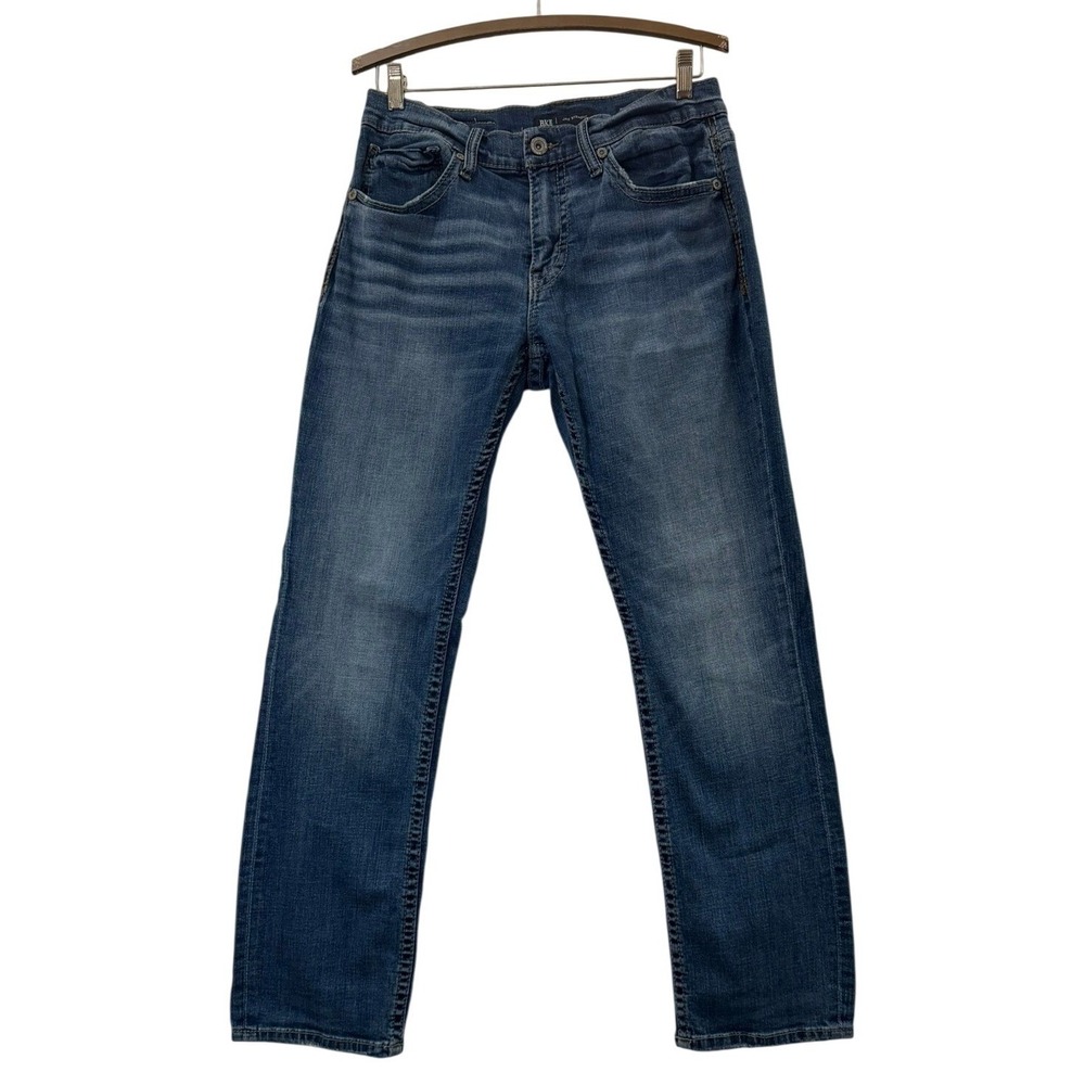 BKE Jake Straight Leg Jeans Men's 32 x 32 Medium Wash Blue Denim